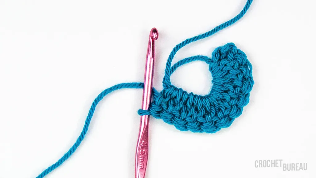 1 row for a granny square