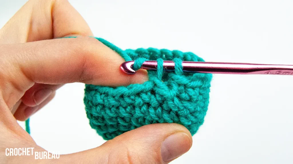 Crocheting the Back Post Stitch - completing the stitch (tutorial)
