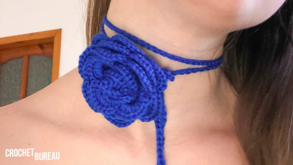 easy crochet rose pattern