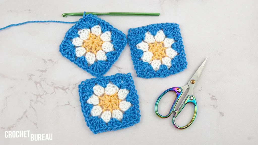 How to crochet a summer top Granny Square - Ready Squares