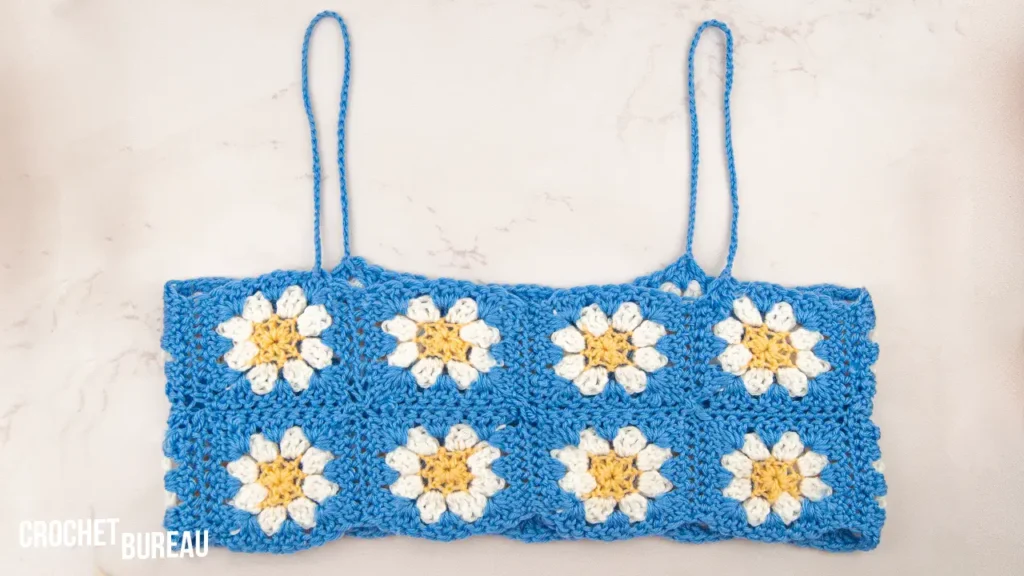 granny square summer top pattern