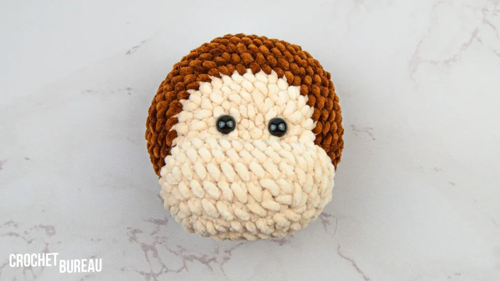 how to crochet monkey head