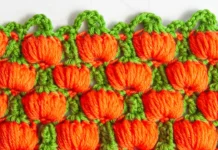3D Pumpkin Patch Stitch crochet 3d pumpkin patch stitch