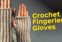 Fingerless gloves fingerless gloves crochet pattern